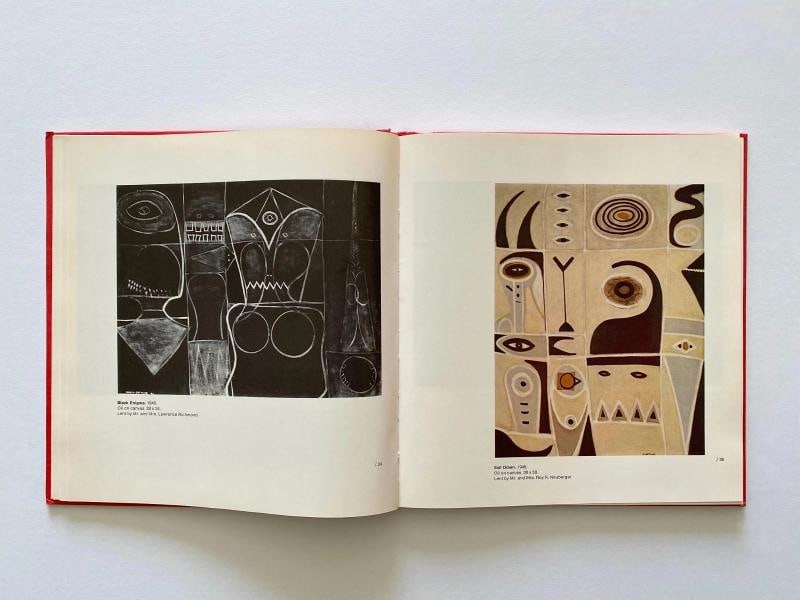 ADOLPH GOTTLIEB RARE 1968 1ST ED MCM LITHOGRAPH PRINT HARDCOVER EXHIBITION BOOK - 6