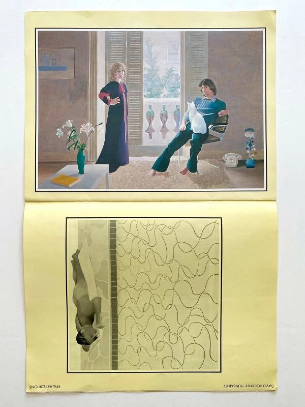 DAVID HOCKNEY RARE VINTAGE 1977 1ST ED COLLECTOR POP ART PORTFOLIO PRINTS BOOK - 4