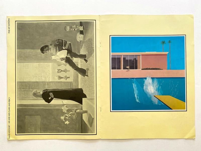 DAVID HOCKNEY RARE VINTAGE 1977 1ST ED COLLECTOR POP ART PORTFOLIO PRINTS BOOK - 5