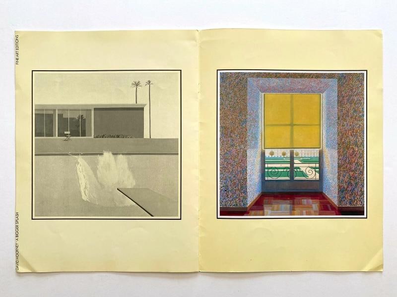 DAVID HOCKNEY RARE VINTAGE 1977 1ST ED COLLECTOR POP ART PORTFOLIO PRINTS BOOK - 6