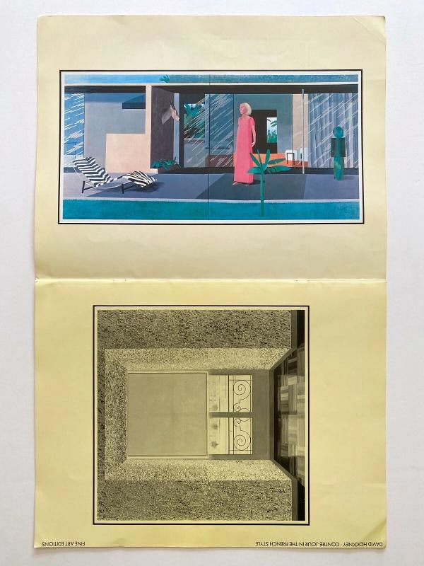 DAVID HOCKNEY RARE VINTAGE 1977 1ST ED COLLECTOR POP ART PORTFOLIO PRINTS BOOK - 7
