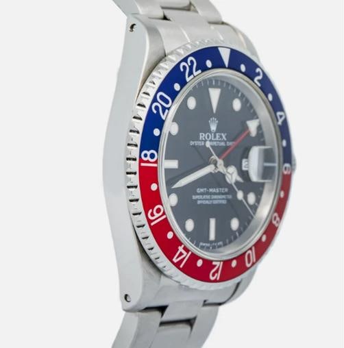 Rolex GMT-Master 16700 Oyster Pepsi SS Black Dial Auto Men's Watch 40mm - 4