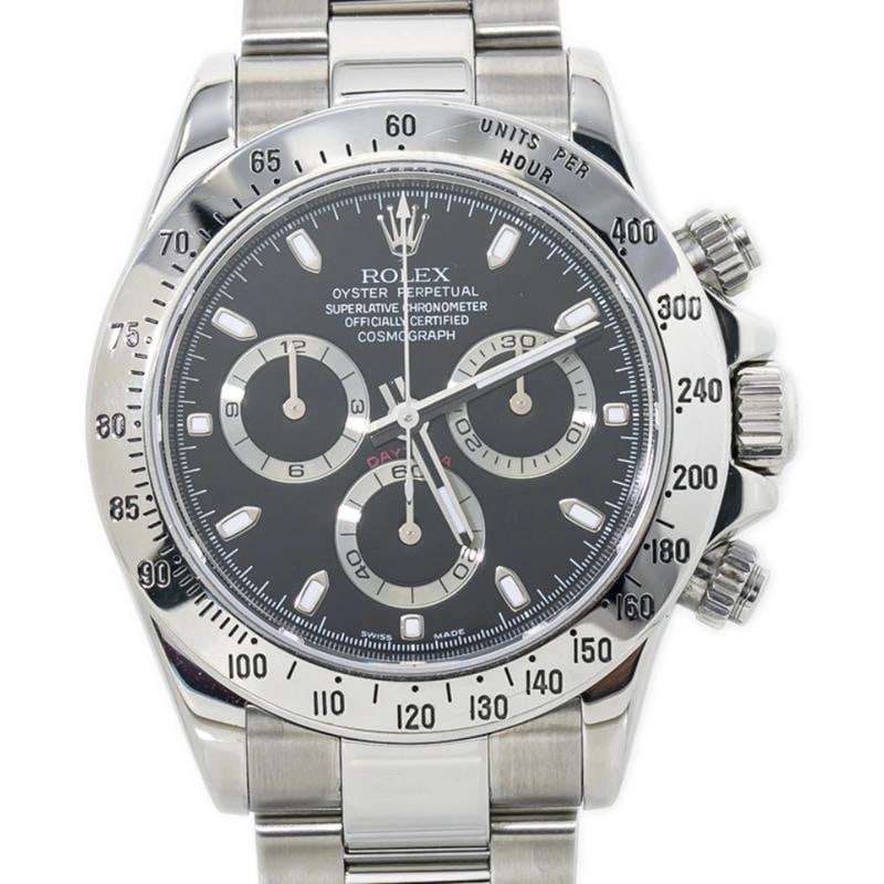 Rolex Daytona 116520 Oyster Stainless Steel Black APH Dial Auto Men's Watch 40mm - 2
