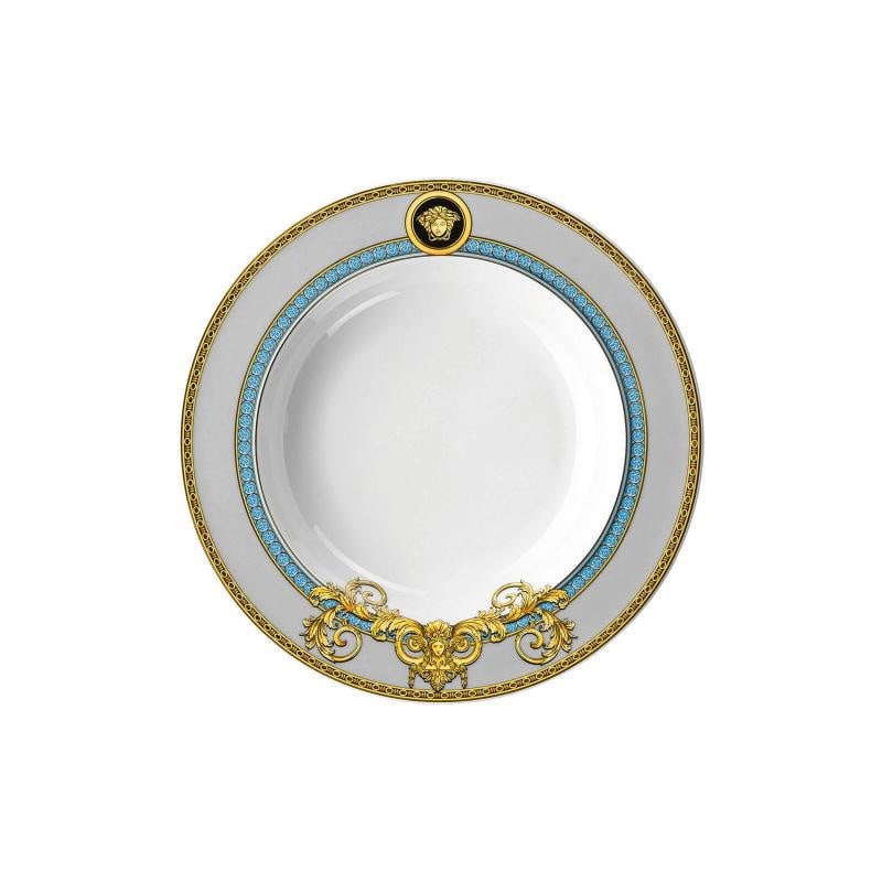 Versace Rosenthal Prestige Gala Blue Set 3 pieces dinner deep and dessert plate - 3