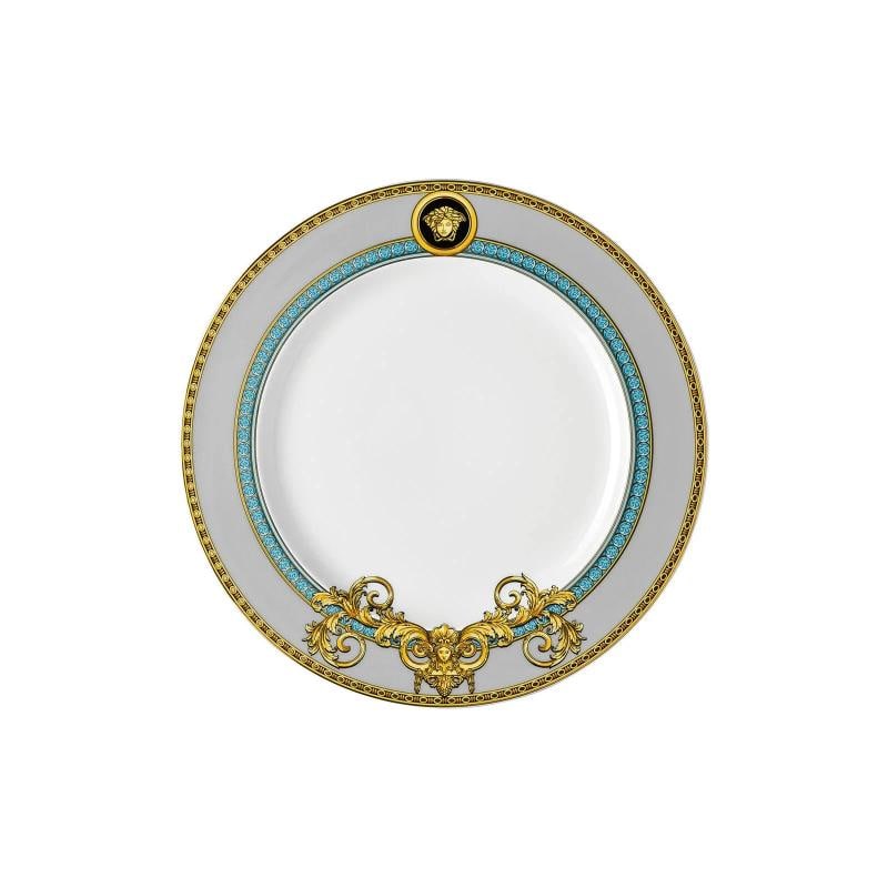 Versace Rosenthal Prestige Gala Blue Set 3 pieces dinner deep and dessert plate - 4