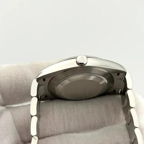 Rolex Oyster Perpetua1 124300 41mm Coral Red Dial Stainless Steel Box Paper 2022 - 8