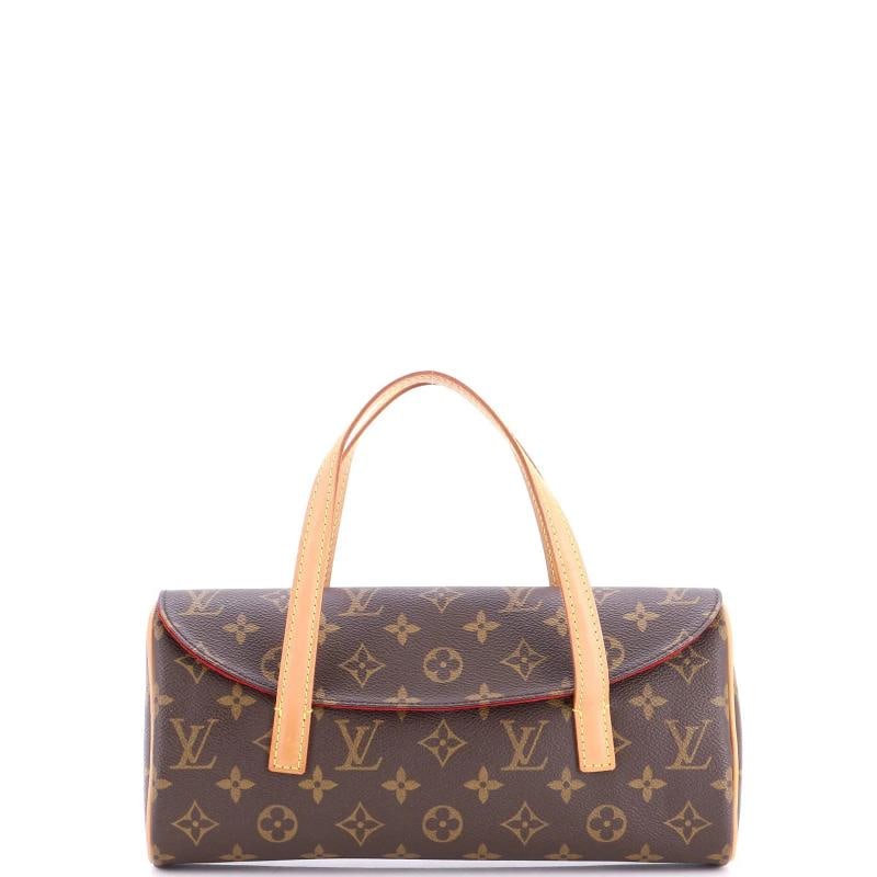 Louis Vuitton Sonatine Handbag Monogram Canvas: Condition: Pre-owned - Good,Brand: Louis Vuitton,Exterior Material: Canvas Coated,Style: Satchels,Exterior Color: Brown,Department: Women,Size: Unknown