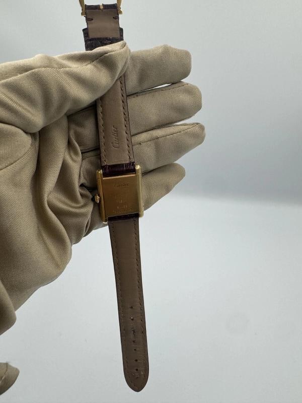 Cartier 18k Yellow Gold Small Tank Watch ref.7806 - 10