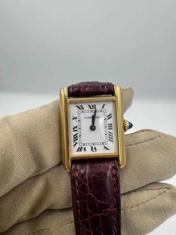 Cartier 18k Yellow Gold Small Tank Watch ref.7806 - 2