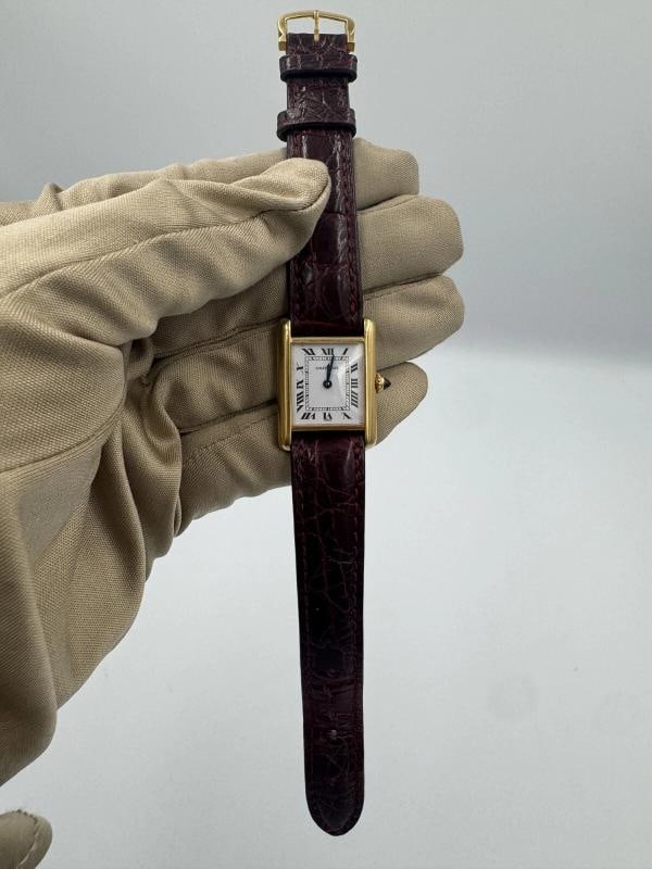 Cartier 18k Yellow Gold Small Tank Watch ref.7806 - 3