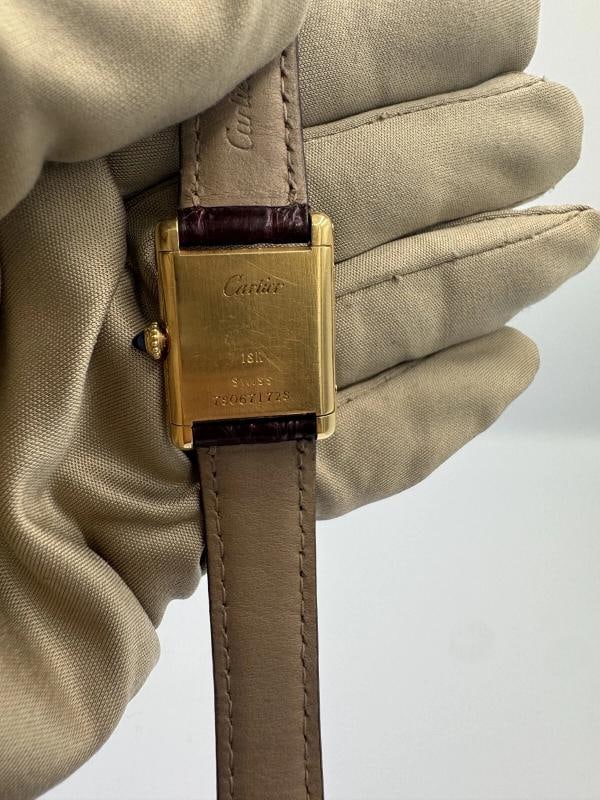 Cartier 18k Yellow Gold Small Tank Watch ref.7806 - 9