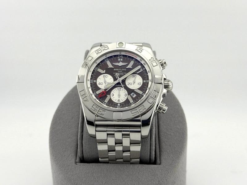 Breitling Chronomat GMT AB0410 47mm Brown Dial Stainless Steel - 2