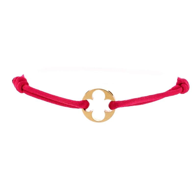 Louis Vuitton Empreinte Bracelet Silk Cord with 18K Yellow Gold: Condition: Pre-owned - Good,Brand: Louis Vuitton,Main Stone: Unknown,Metal: 18K Yellow Gold,Metal Purity: 18K,Style: Bracelet,Type: Bracelet,Color: Yellow Gold,Material: 18K Yellow Gold, Silk