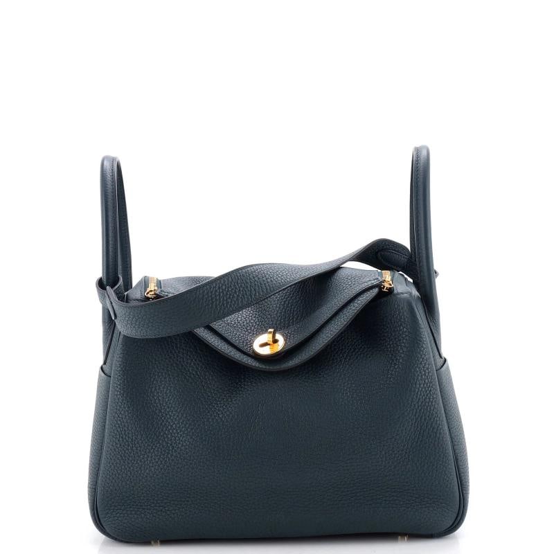 Hermes Lindy Bag Clemence 30: Condition: Pre-owned - Good,Brand: Hermes,Exterior Material: Leather,Style: Shoulder Bags,Exterior Color: Green,Department: Women,Size: 30,Accessories: Dust Bag Estimated Retail Price: $8,200 Conditio