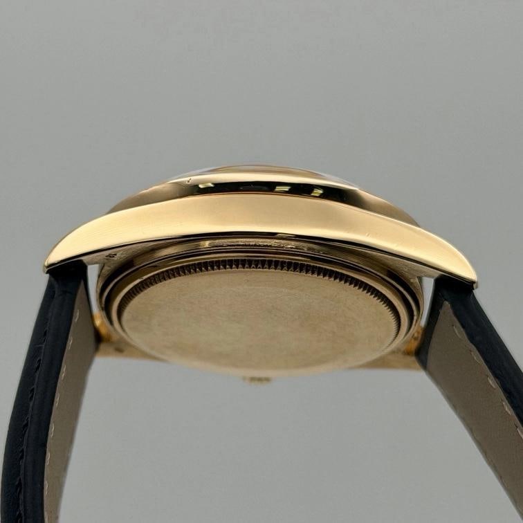 Vintage Rolex Day Date 1803 36mm Champagne Dial Diamond Bezel 18K Yellow Gold - 9