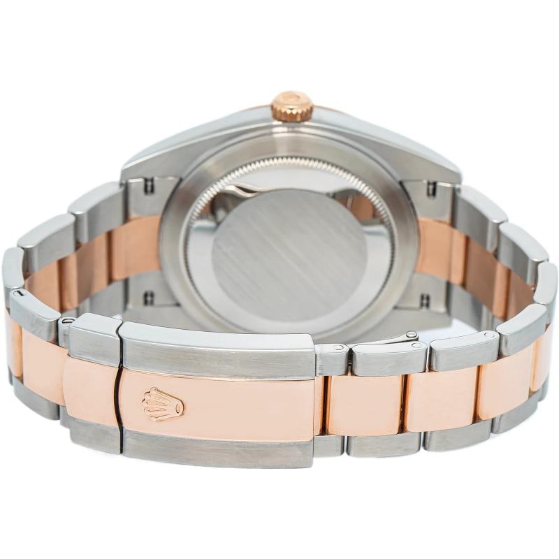 Rolex Datejust 126331 18k Rose TwoTone Oyster Sundust Diamond Dial Unisex 41mm - 5