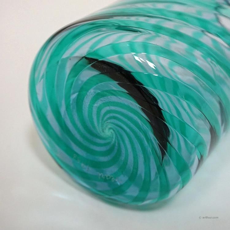 VeArt Vintage Murano Art Glass Vase by Mario Ticco (attr.) - 6