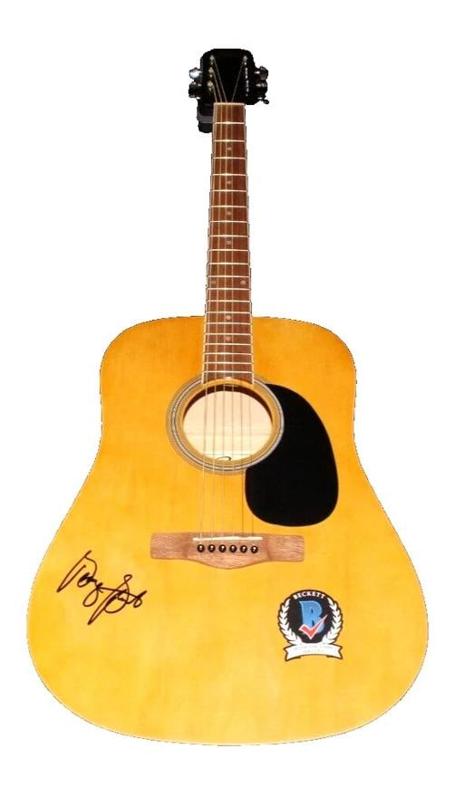 GEORGE STRAIT COUNTRY LEGEND SIGNED ROGUE ACOUSTIC GUITAR BECKETT COA AUTOGRAPH - 2