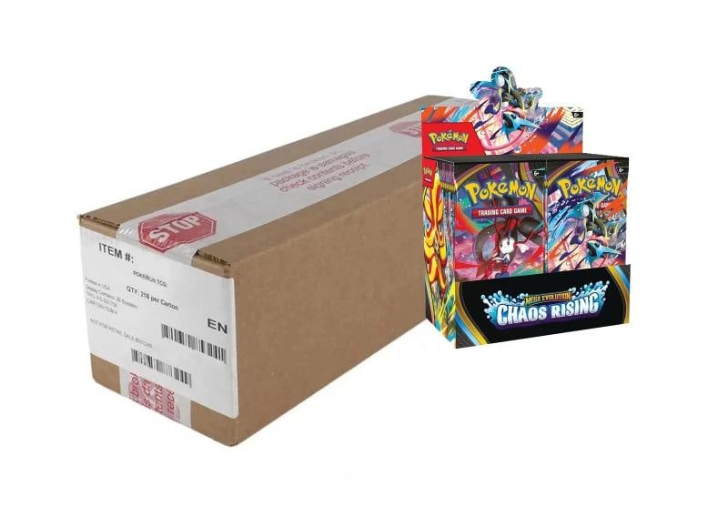 SEALED CASE! 6x Booster Box Chaos Rising ME04 Pokemon TCG (1 of 1)