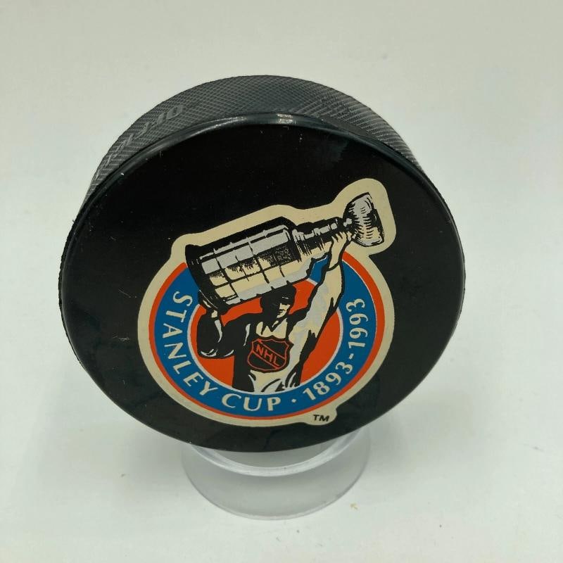President Ronald Reagan Signed Stanley Cup Hockey Puck PSA DNA COA - 2
