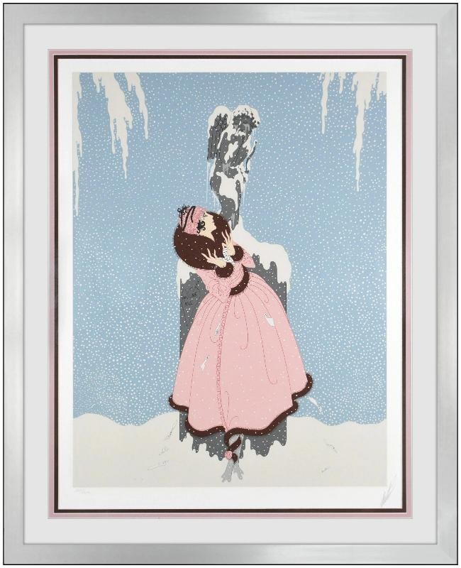Erte Original Color Serigraph The End of Romance Fashion Signed Framed Artwork (1 of 7)