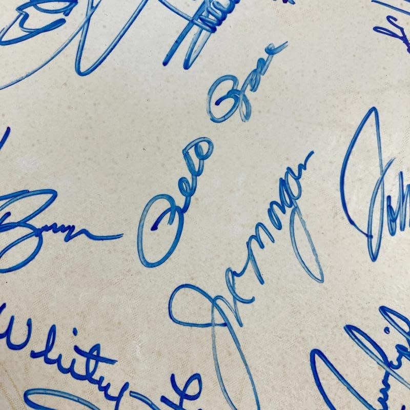 Nolan Ryan Roger Clemens Johnny Bench Mike Schmidt HOF Signed Home Plate JSA - 4
