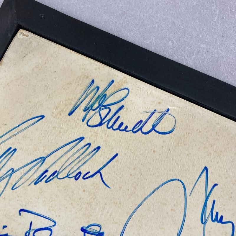Nolan Ryan Roger Clemens Johnny Bench Mike Schmidt HOF Signed Home Plate JSA - 6