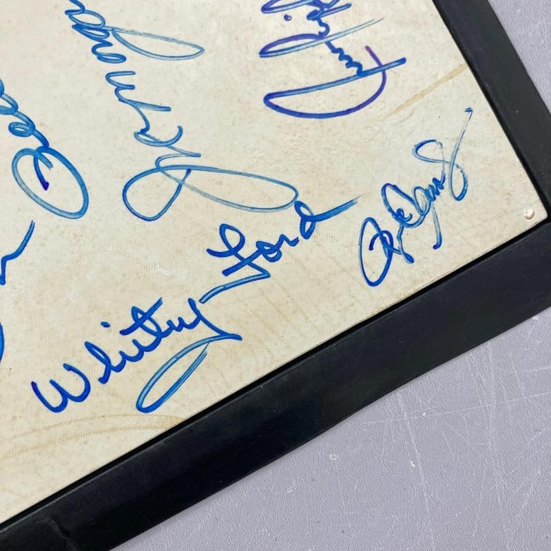 Nolan Ryan Roger Clemens Johnny Bench Mike Schmidt HOF Signed Home Plate JSA - 7