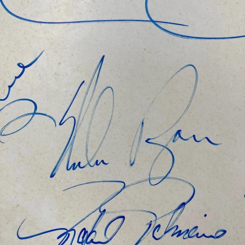 Nolan Ryan Roger Clemens Johnny Bench Mike Schmidt HOF Signed Home Plate JSA - 8