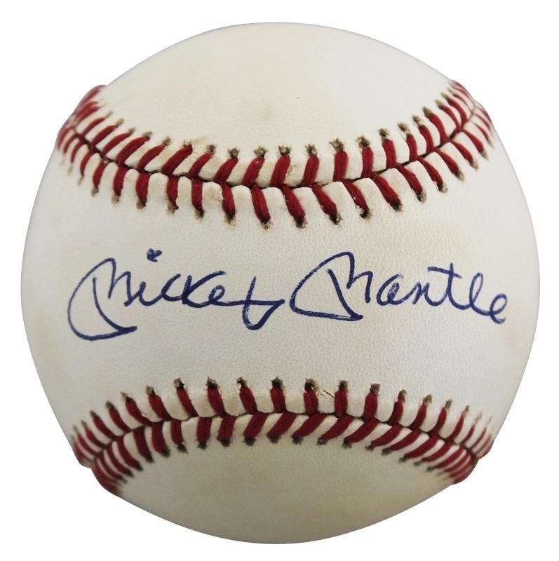 Yankees Mickey Mantle Authentic Signed Bobby Brown OAL Baseball JSA - 2