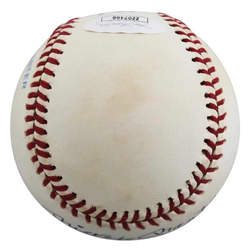 Yankees Mickey Mantle Authentic Signed Bobby Brown OAL Baseball JSA - 5