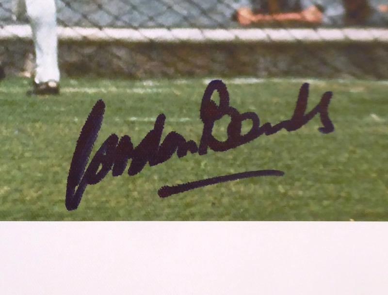 Pele & Gordon Banks Signed 20x30 Canvas Photo "The Greatest Save" 1970 WC BAS - 7