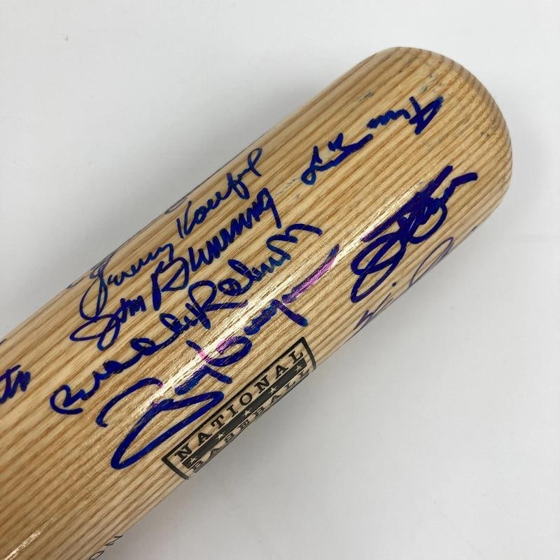 2012 Hall Of Fame Induction Multi Signed Baseball Bat 42 Sigs Sandy Koufax PSA - 4