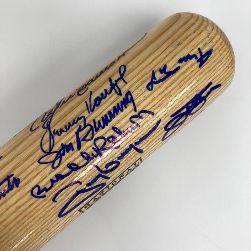 2012 Hall Of Fame Induction Multi Signed Baseball Bat 42 Sigs Sandy Koufax PSA - 5