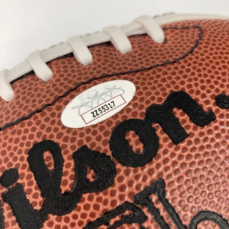 1989 HOF Induction Signed Football 45 Sigs Johnny Unitas Bart Starr Landry JSA - 12
