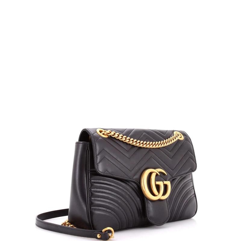 Gucci GG Marmont Flap Bag Matelasse Leather Large - 2