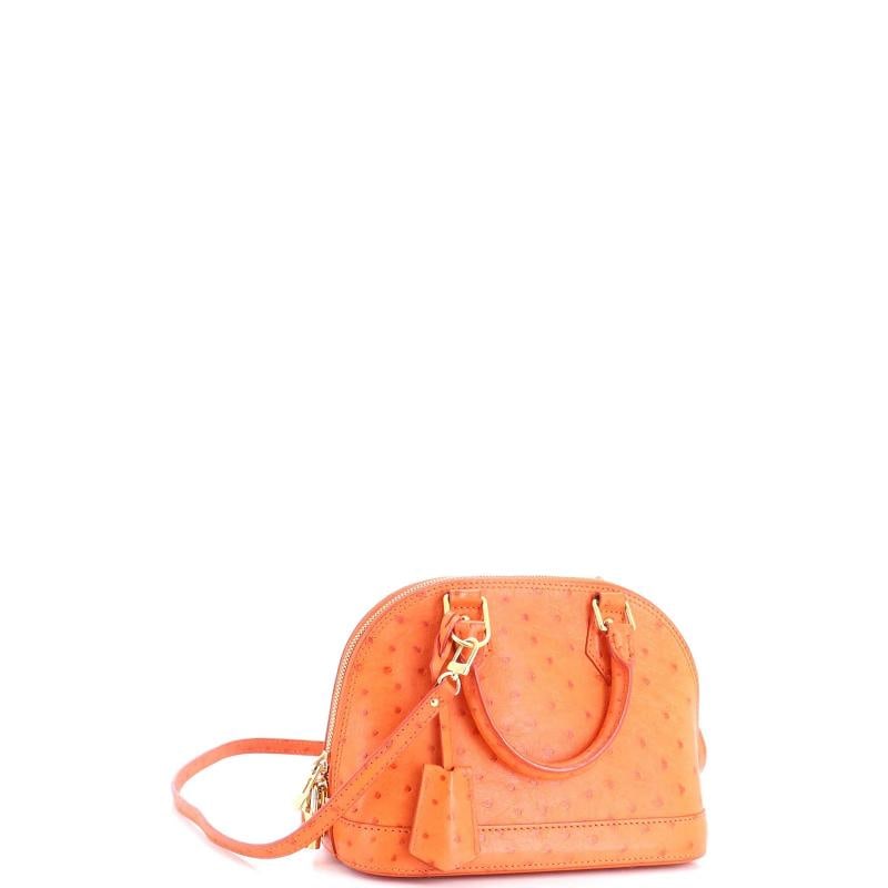 Louis Vuitton Alma Handbag Ostrich BB - 2