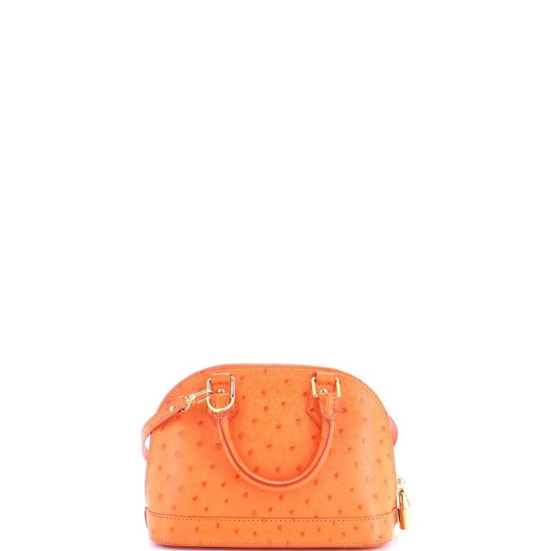 Louis Vuitton Alma Handbag Ostrich BB - 3