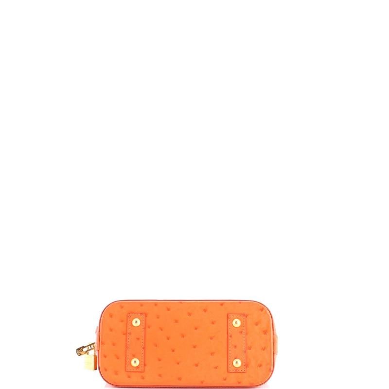 Louis Vuitton Alma Handbag Ostrich BB - 4