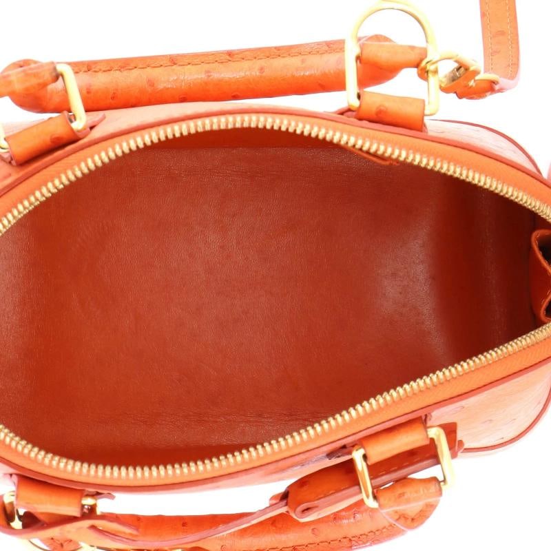 Louis Vuitton Alma Handbag Ostrich BB - 5