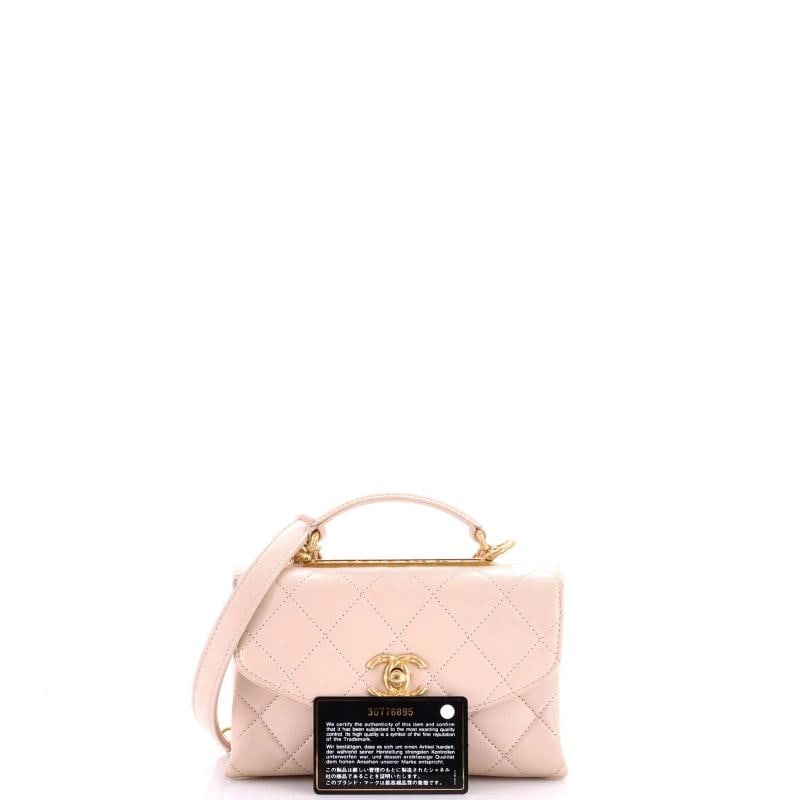 Chanel Trendy Spirit Top Handle Bag Quilted Lambskin Small - 2
