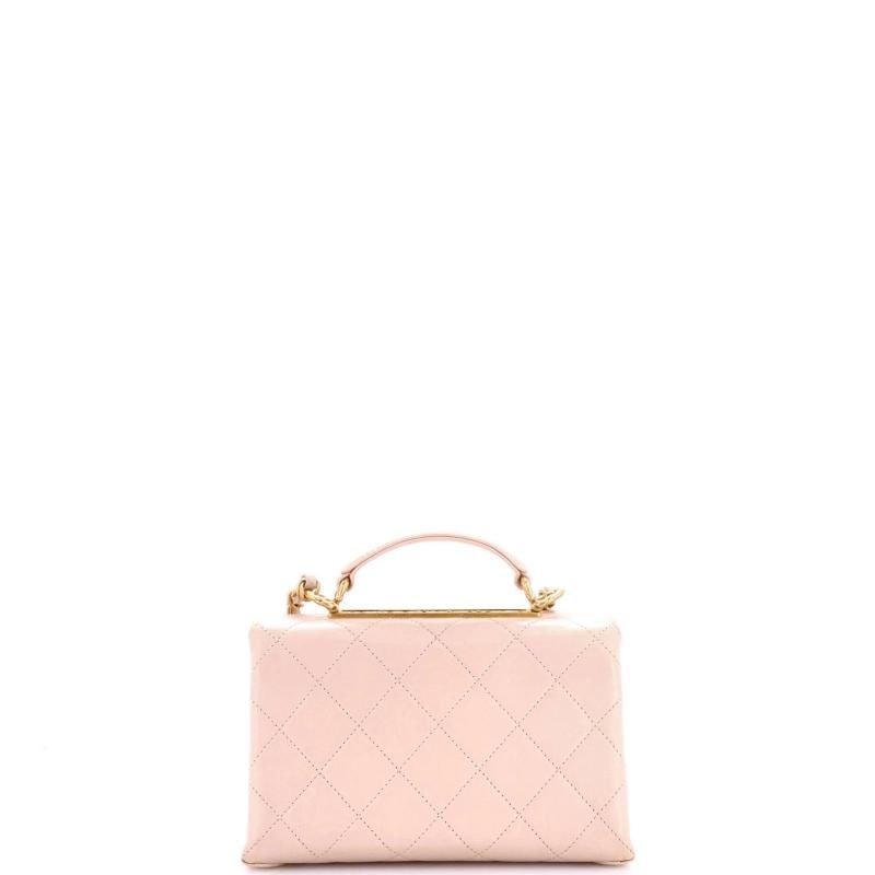 Chanel Trendy Spirit Top Handle Bag Quilted Lambskin Small - 4