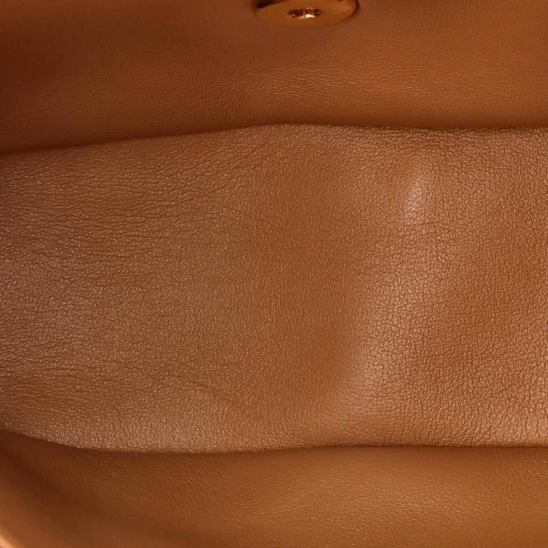 Chanel Golden Links Top Handle Flap Bag Quilted Shiny Lambskin Medium - 5