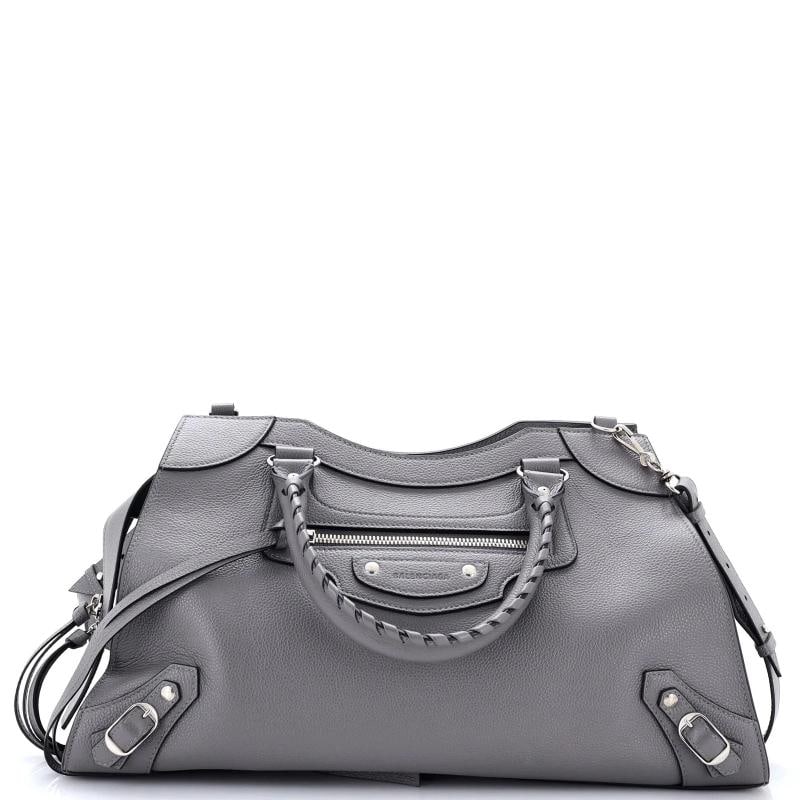 Balenciaga Neo Classic City Bag Leather Medium: Accessories: With Strap Measurements: Handle Drop 6", Height 10", Width 17.5", Depth 7", Strap Drop 18-22". Condition: Pre-owned - Excellent,Brand: Balenciaga,Exterior Material: Leather,Style: