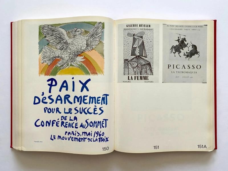 "PICASSO'S POSTERS" RARE 1971 1ST ED LITHO PRINT XL LANDMARK VOLUME HC ART BOOK - 10