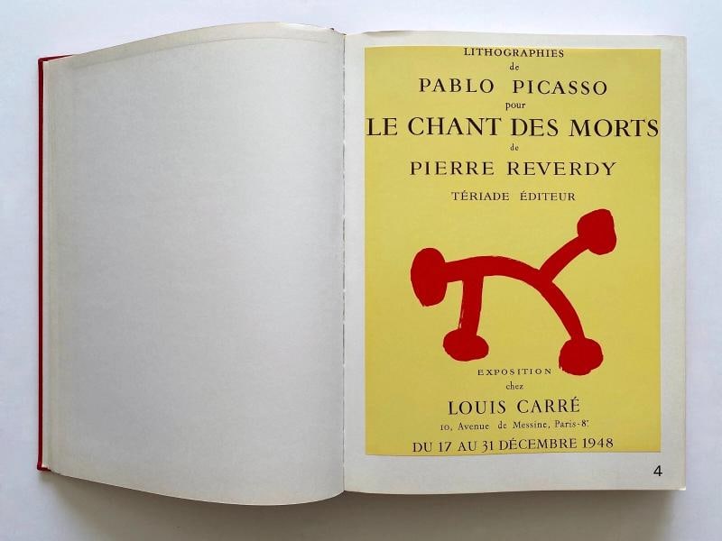 "PICASSO'S POSTERS" RARE 1971 1ST ED LITHO PRINT XL LANDMARK VOLUME HC ART BOOK - 4