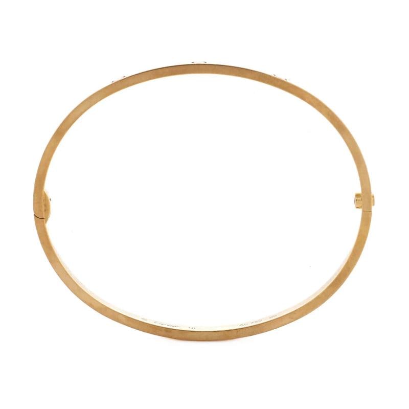 Cartier Love Bracelet 18K Yellow Gold Small - 3