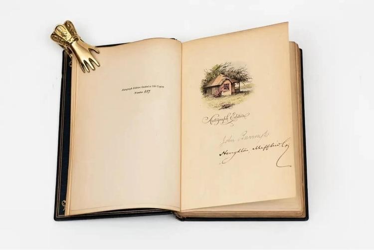1904 The Writings of John Burroughs Fine Leather Signed Autograph edition - 6