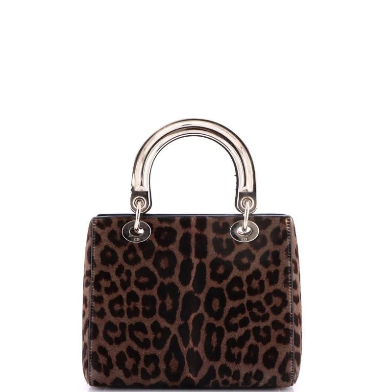 Christian Dior Lady Dior Bag Pony Hair with Leather Medium - 3