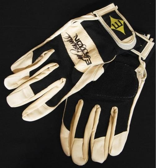 1997 Jeff Bagwell Houston Astros Twice-Signed Game-Used Batting Gloves PSA MEARS - 3